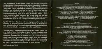2CD Frankie Valli: This Is My Story: The Early Years 1953-1959
