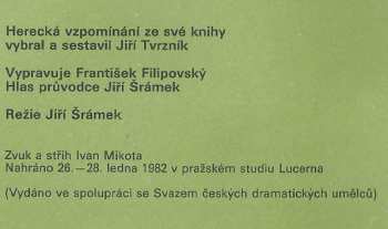 LP František Filipovský: Šest Dýmek Františka Filipovského