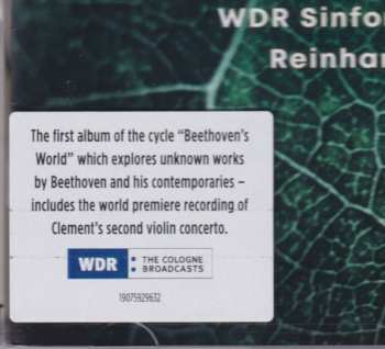 CD WDR Sinfonieorchester Köln: Violin Concertos Nos. 1-2