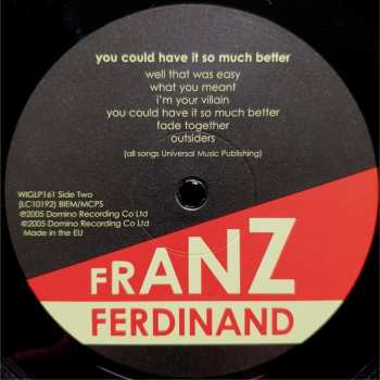 LP Franz Ferdinand: You Could Have It So Much Better
