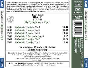 CD New Zealand Chamber Orchestra: Six Symphonies, Op. 1