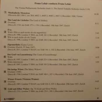 CD Franz Lehár: Lehár Conducts Lehár