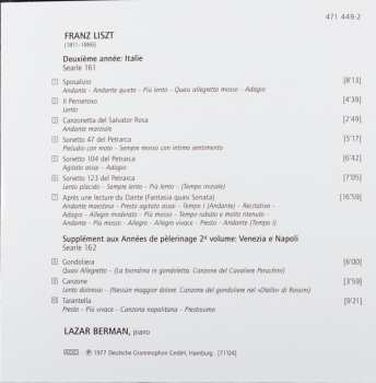 3CD/Box Set Franz Liszt: Années De Pèlerinage - Complete Recording