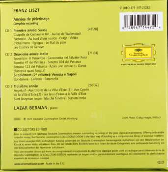 3CD/Box Set Franz Liszt: Années De Pèlerinage - Complete Recording