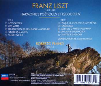 2CD Franz Liszt: Franz Liszt: Harmonies Poétiques Et Religieuses
