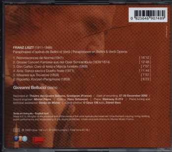 CD Franz Liszt: Paraphrases On Bellini & Verdi Operas