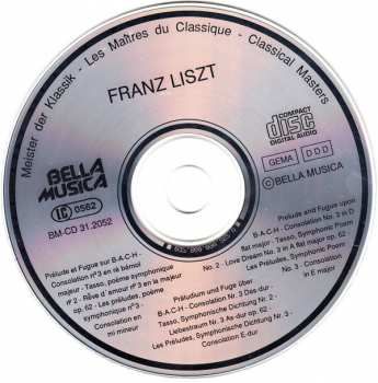 CD Franz Liszt: Liebestraum ⋅ Les Préludes