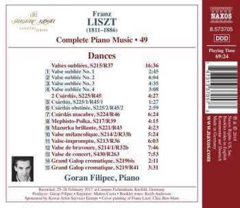 CD Franz Liszt: Piano Music • 49: Dances