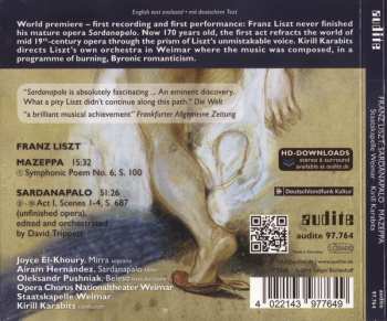 CD Franz Liszt: Sardanapalo, Mazeppa