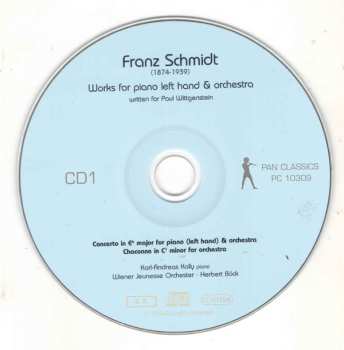 2CD Franz Schmidt: Works For Piano Left Hand & Orchestra