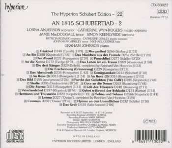 CD Franz Schubert: An 1815 Schubertiad - II