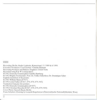 CD Franz Schubert: Schwanengesang · 5 Lieder