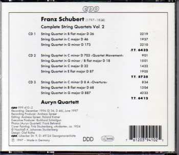 6CD/Box Set Franz Schubert: Complete String Quartets 