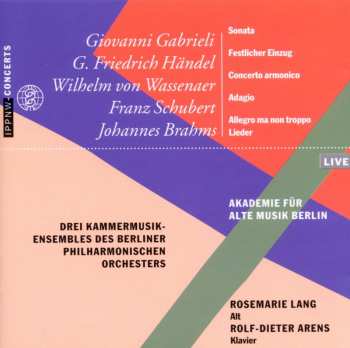 Album Franz Schubert: Drei Kammermusikensembles Der Berliner Philharmoniker