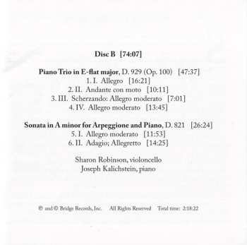 2CD Franz Schubert: The Piano Trios • Arpeggione Sonata