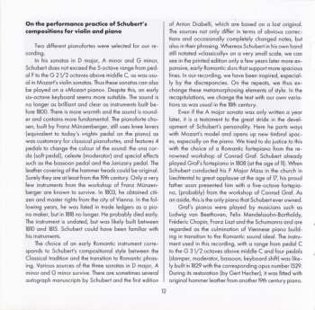 CD Franz Schubert: Complete Violin Sonatas