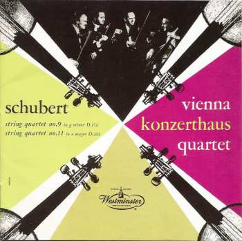 CD Franz Schubert: String Quartet No.9 In G Minor D.173, No.11 In E Major D.353