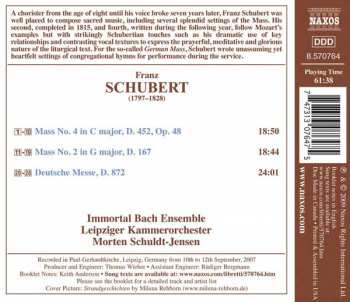 CD Franz Schubert: Mass in C major; Mass in G major - Deutsche Messe