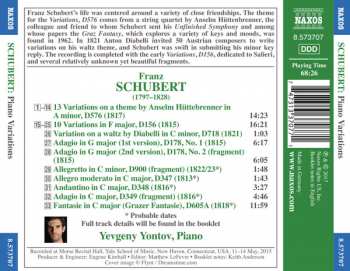 CD Franz Schubert: Piano Variations