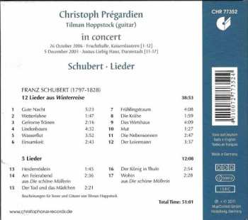 CD Franz Schubert: Prégardien & Hoppstock In Concert: Winterreise (12 Lieder) • 5 Lieder