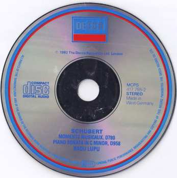 CD Franz Schubert: Moments Musicaux, D780 / Piano Sonata In C Minor, D958