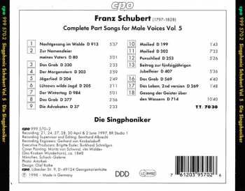 5CD/Box Set Franz Schubert: Singphonic Schubert (Complete Edition )