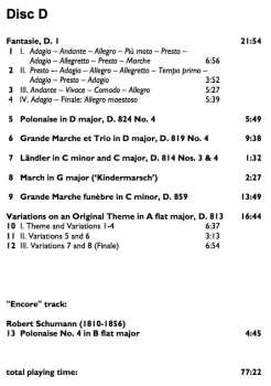 7CD/Box Set Franz Schubert: The Complete Original Piano Duets