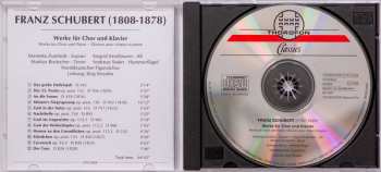 CD Franz Schubert: Werke Für Chor Und Klavier = Works For Choir And Piano = Œuvres Pour Chœur Et Piano