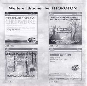 CD Franz Schubert: Werke Für Chor Und Klavier = Works For Choir And Piano = Œuvres Pour Chœur Et Piano