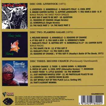 3CD/Box Set Fraternity: Seasons Of Change (The Complete Recordings 1970-1974)