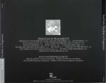 CD Fred Frith: Freedom In Fragments