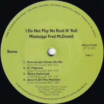 LP Fred McDowell: I Do Not Play No Rock 'N' Roll LTD