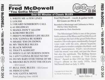 CD Fred McDowell: You Gotta Move