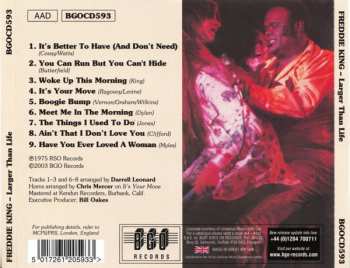 CD Freddie King: Larger Than Life