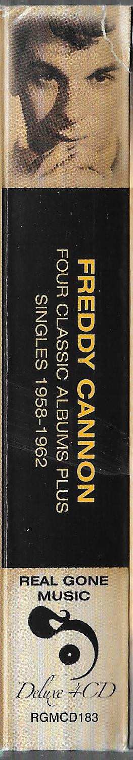 4CD Freddy Cannon: Four Classic Albums Plus Singles 1958-1962 DLX