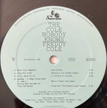 LP Freddy Cole: The Cole Nobody Knows