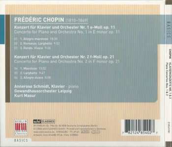 CD Frédéric Chopin: Klavierkonzerte Nr. 1 & 2 (Piano Concertos Nos. 1 & 2) DIGI
