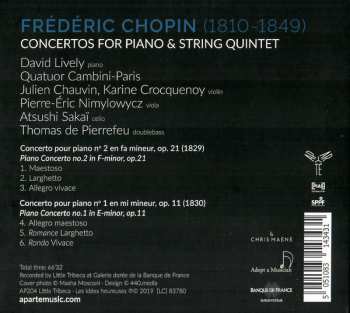 CD Frédéric Chopin: Concertos For Piano & String Quintet