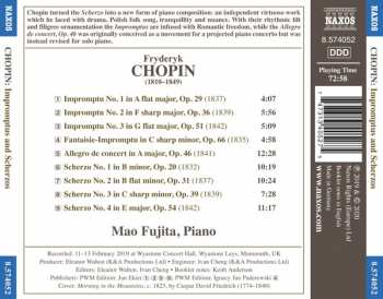 CD Frédéric Chopin: Impromptus And Scherzos