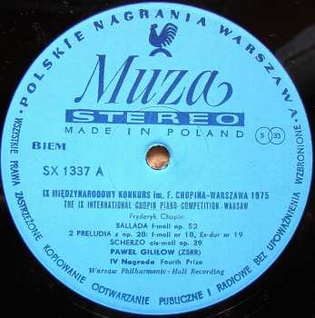 LP Frédéric Chopin: IX Międzynarodowy Konkurs Im. F. Chopina - Warszawa 1975 (Kronika Konkursu)