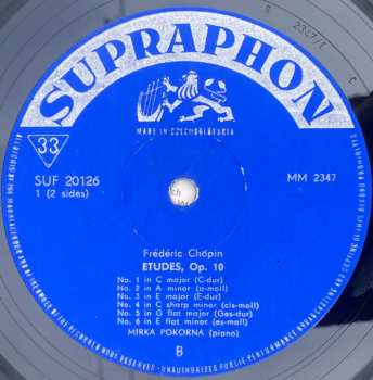 EP Frédéric Chopin: 12 Etudes For Piano I., Op. 10 