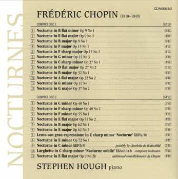 2CD Frédéric Chopin: Nocturnes