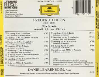 CD Frédéric Chopin: Nocturnes (Auswahl/Selection)