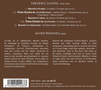 CD Frédéric Chopin: Piano Sonatas No. 2 'Funeral' & No. 3; Mazurkas Op. 63
