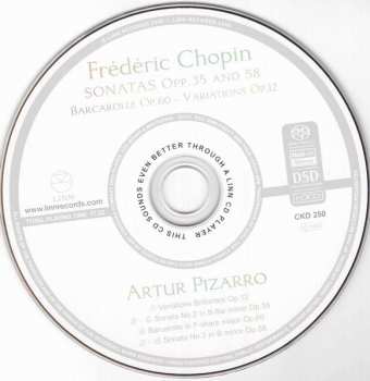 SACD Frédéric Chopin: Sonatas Opp. 35 & 58 - Barcarolle Op. 60 - Variations Op.12