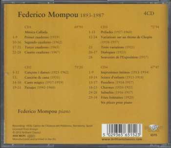 4CD Frederic Mompou: Complete Piano Works