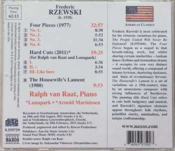 CD Frederic Rzewski: Four Pieces • Hard Cuts • The Housewives' Lament
