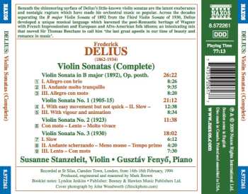 CD Frederick Delius: Violin Sonatas (Complete)