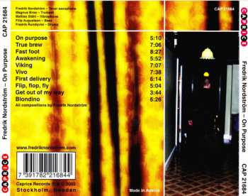 CD Fredrik Nordström: On Purpose
