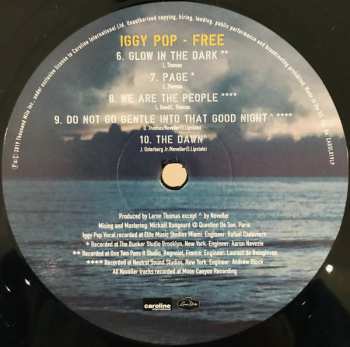 LP Iggy Pop: Free